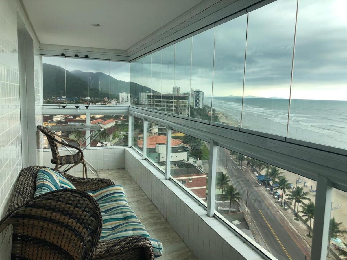 Mongagua Com Vista Para O Mar Pe Na Areia 外观 照片