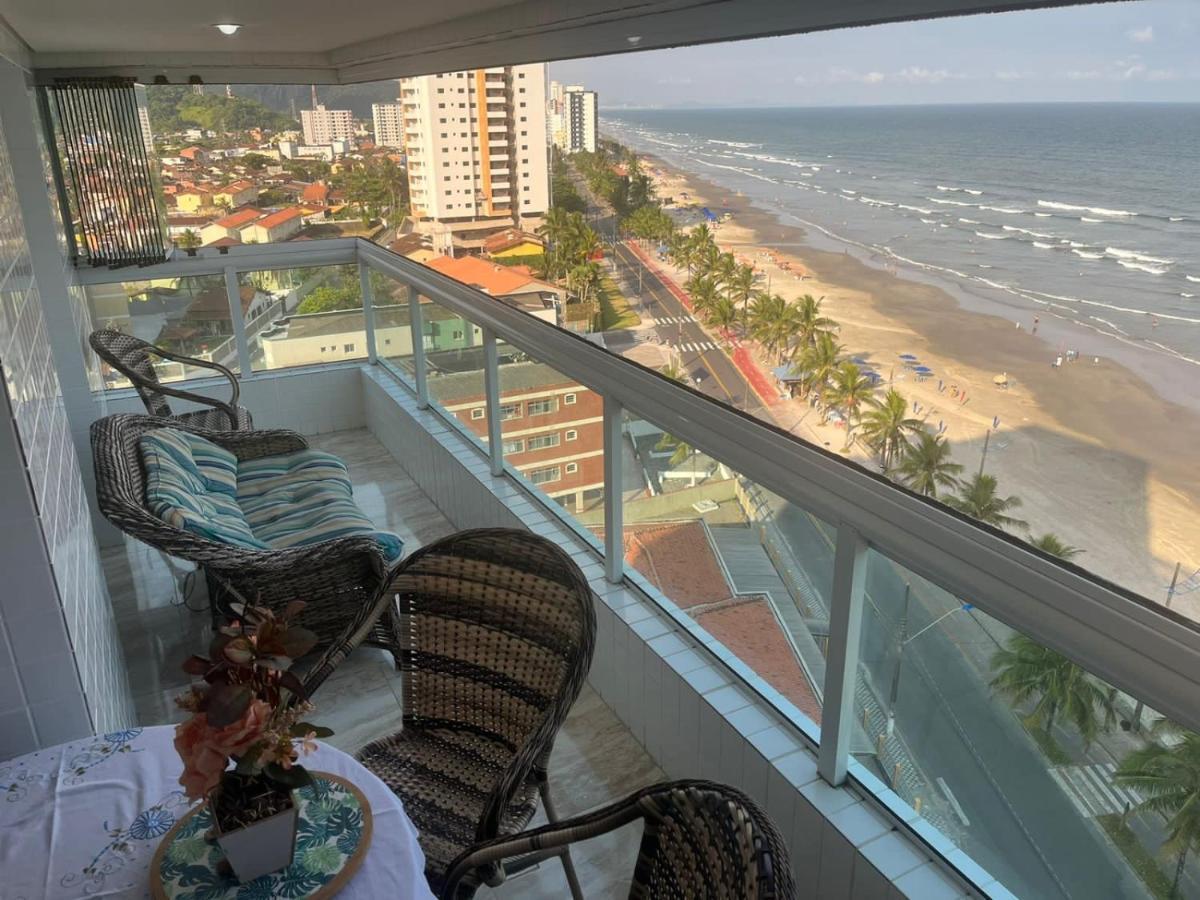Mongagua Com Vista Para O Mar Pe Na Areia 外观 照片