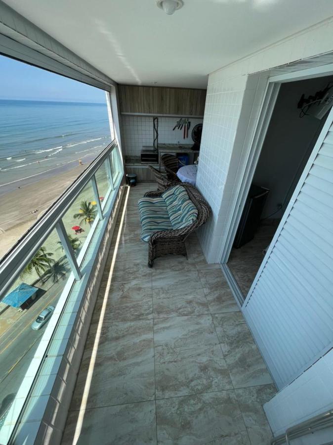 Mongagua Com Vista Para O Mar Pe Na Areia 外观 照片