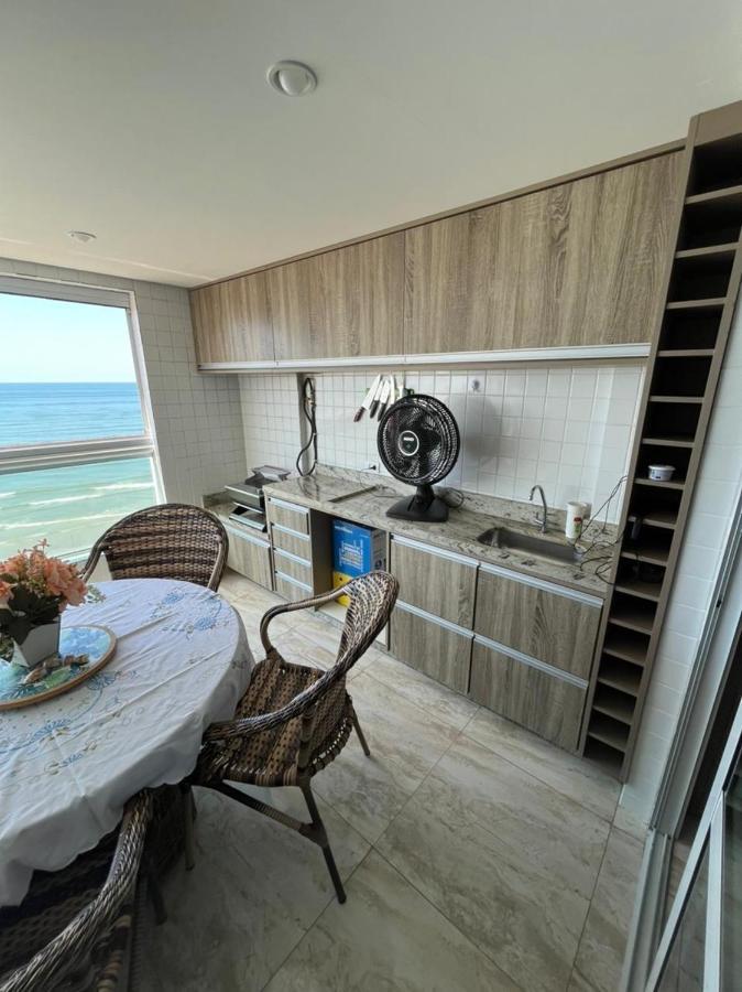 Mongagua Com Vista Para O Mar Pe Na Areia 外观 照片