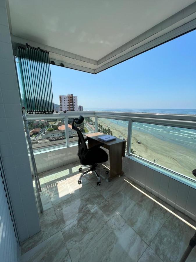 Mongagua Com Vista Para O Mar Pe Na Areia 外观 照片