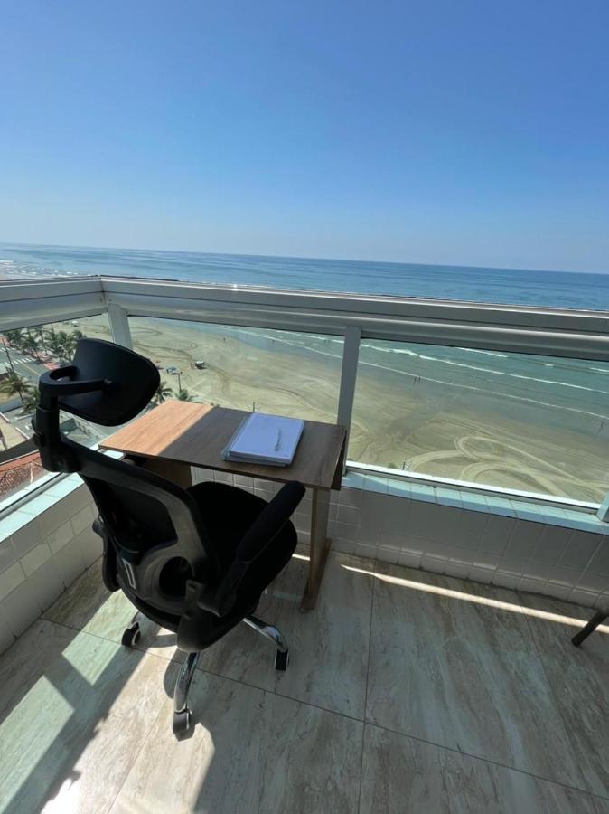 Mongagua Com Vista Para O Mar Pe Na Areia 外观 照片